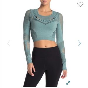 ALO Siren Long Sleeve Crop Top